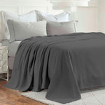 Superior Nobel Cotton Textured Chevron Lightweight Woven Blanket