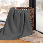Superior Nobel Cotton Textured Chevron Lightweight Woven Blanket