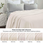 Superior Nobel Cotton Textured Chevron Lightweight Woven Blanket