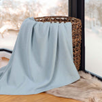 Superior Nobel Cotton Textured Chevron Lightweight Woven Blanket