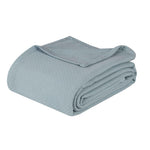 Superior Nobel Cotton Textured Chevron Lightweight Woven Blanket