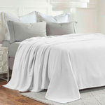 Superior Nobel Cotton Textured Chevron Lightweight Woven Blanket