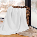 Superior Nobel Cotton Textured Chevron Lightweight Woven Blanket