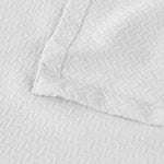 Superior Nobel Cotton Textured Chevron Lightweight Woven Blanket