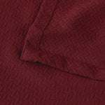Superior Nobel Cotton Textured Chevron Lightweight Woven Blanket