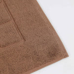 Superior Nora Cotton Thick Solid Checkered Washable Bath Mat Set of 2