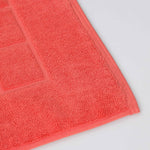 Superior Nora Cotton Thick Solid Checkered Washable Bath Mat Set of 2