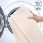 Superior Nora Cotton Thick Solid Checkered Washable Bath Mat Set of 2