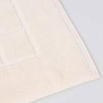 Superior Nora Cotton Thick Solid Checkered Washable Bath Mat Set of 2