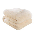 Sherpa Fleece Blanket Reversible Plush Fluffy Nuuk Jacquard