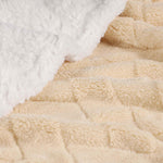 Sherpa Fleece Blanket Reversible Plush Fluffy Nuuk Jacquard