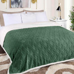Sherpa Fleece Blanket Reversible Plush Fluffy Nuuk Jacquard