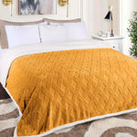 Sherpa Fleece Blanket Reversible Plush Fluffy Nuuk Jacquard
