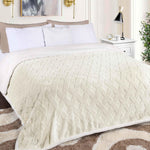 Sherpa Fleece Blanket Reversible Plush Fluffy Nuuk Jacquard