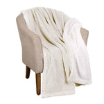 Sherpa Fleece Blanket Reversible Plush Fluffy Nuuk Jacquard