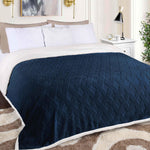 Sherpa Fleece Blanket Reversible Plush Fluffy Nuuk Jacquard