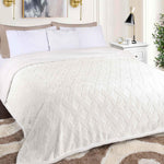 Sherpa Fleece Blanket Reversible Plush Fluffy Nuuk Jacquard