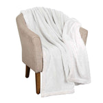 Sherpa Fleece Blanket Reversible Plush Fluffy Nuuk Jacquard