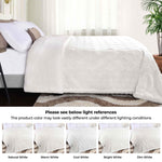 Sherpa Fleece Blanket Reversible Plush Fluffy Nuuk Jacquard