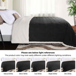 Sherpa Fleece Blanket Reversible Plush Fluffy Nuuk Jacquard