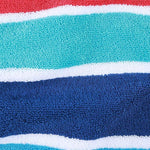 Ocean Stripe Oversized Cotton Beach Towel Set of 2 Piece