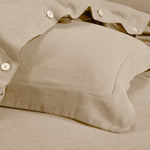 Cotton Linen Lightweight Breathable Duvet Cover Set