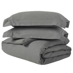 Cotton Linen Lightweight Breathable Duvet Cover Set