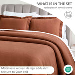 Superior Peploi Matelasse Floral Wreath 3 Piece Bedspread Set