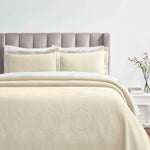 Superior Peploi Matelasse Floral Wreath 3 Piece Bedspread Set