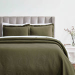 Superior Peploi Matelasse Floral Wreath 3 Piece Bedspread Set