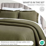 Superior Peploi Matelasse Floral Wreath 3 Piece Bedspread Set