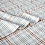 100% Cotton Plaid Flannel Sheet Set Deep Pocket
