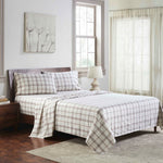 100% Cotton Plaid Flannel Sheet Set Deep Pocket