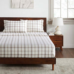 100% Cotton Plaid Flannel Sheet Set Deep Pocket
