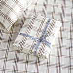 100% Cotton Plaid Flannel Sheet Set Deep Pocket