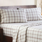 100% Cotton Plaid Flannel Sheet Set Deep Pocket