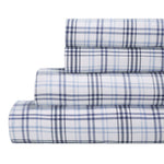 100% Cotton Plaid Flannel Sheet Set Deep Pocket