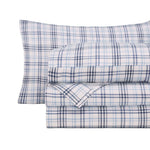 100% Cotton Plaid Flannel Sheet Set Deep Pocket