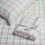 100% Cotton Plaid Flannel Sheet Set Deep Pocket