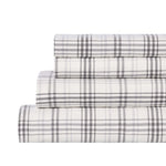 100% Cotton Plaid Flannel Sheet Set Deep Pocket