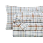100% Cotton Plaid Flannel Sheet Set Deep Pocket