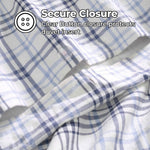 100% Cotton Flannel Plaid Farmhouse Duvet Cover Set