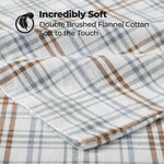 Plaid Flannel Cotton Classic Modern Farmhouse Pillowcases, Set of 2