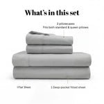 530 Thread Count Egyptian Cotton Sateen Bed Sheet Set