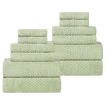 Superior Playa Zero Twist Cotton Medium Weight Soft 12 Piece Towel Set