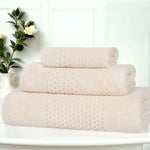 Superior Playa Zero Twist Cotton Solid Waffle 3 Piece Towel Set