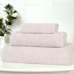 Superior Playa Zero Twist Cotton Solid Waffle 3 Piece Towel Set