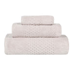 Superior Playa Zero Twist Cotton Solid Waffle 3 Piece Towel Set