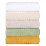 Superior Playa Zero Twist Cotton Medium Weight Soft 8 Piece Towel Set