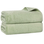 Superior Playa Zero Twist Cotton Medium Weight Bath Sheets, Set of 2